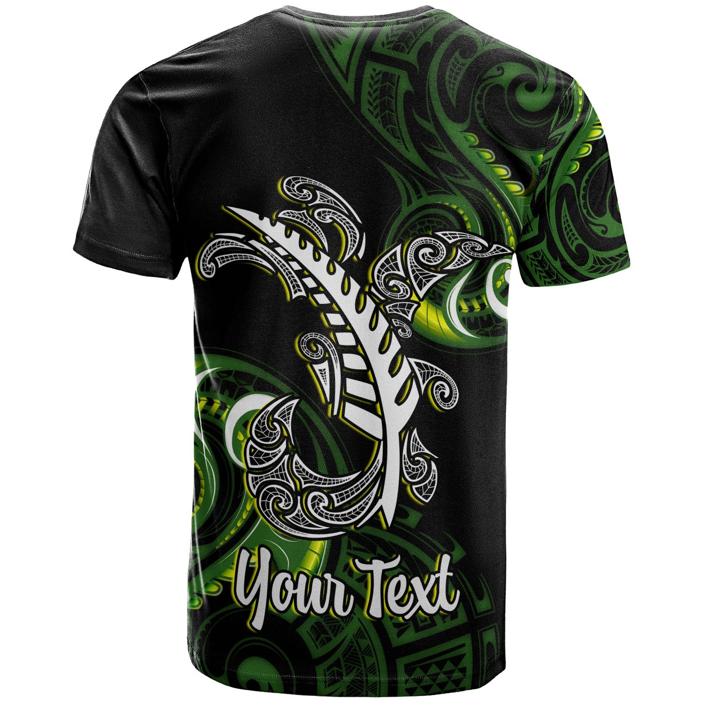 New Zealand T-Shirt - Custom Aotearoa Silver Fern Maori Patterns