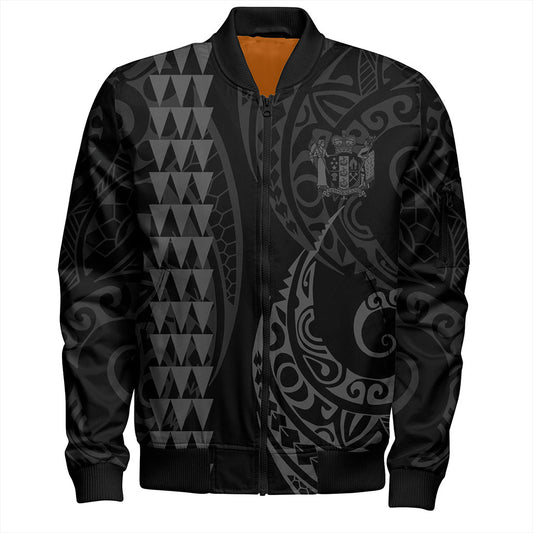 New Zealand Bomber Jacket Kakau Style