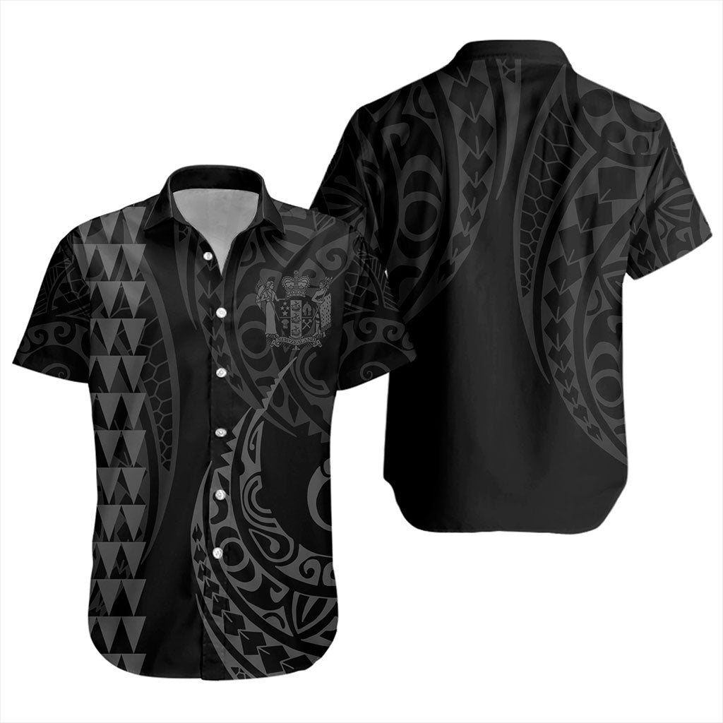 New Zealand Short Sleeve Shirt Kakau Style