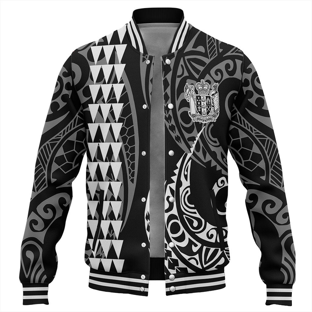 New Zealand Baseball Jacket Kakau Style Ver.1