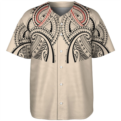 New Zealand Baseball Shirt Season Maori Pattern
