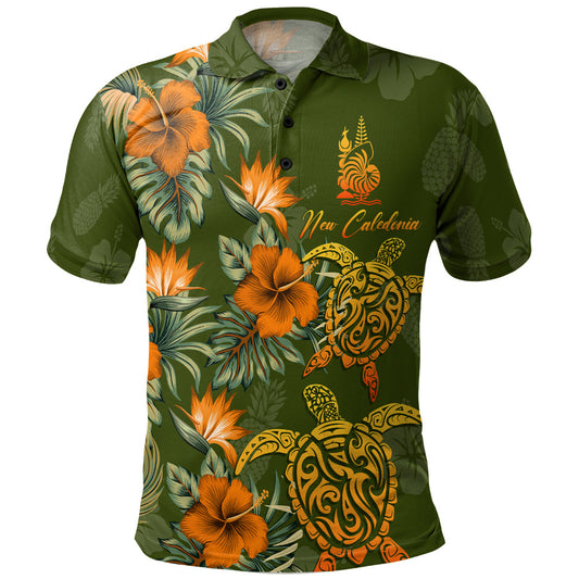New Caledonia Polo Shirt Custom Personalised Polynesian Tropical Summer