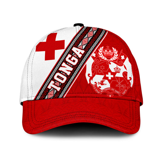 Tonga Cap Ngatu Flag And Coat Of Arms