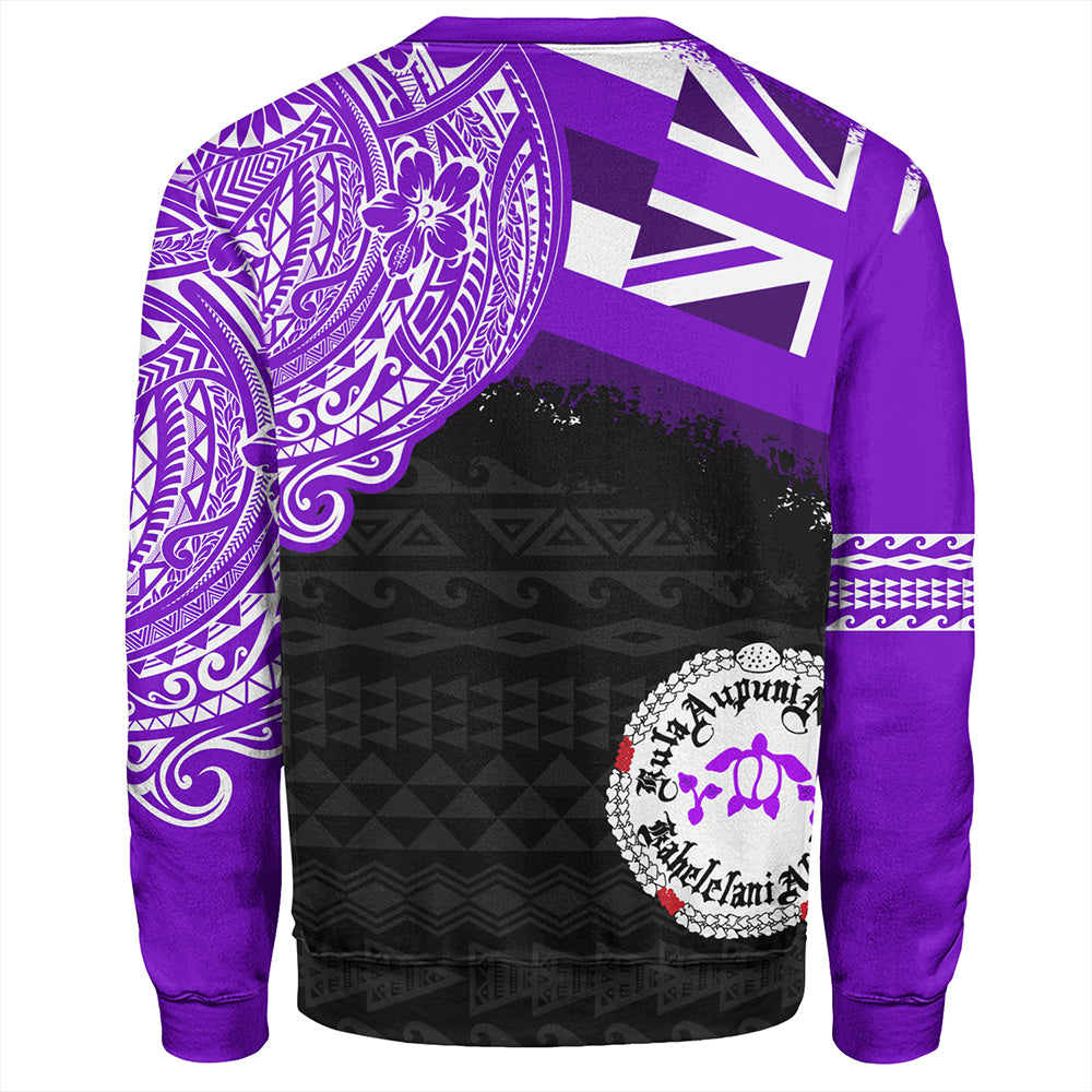 Hawaii Sweatshirt Ni'ihau High and Elementary School With Crest Style