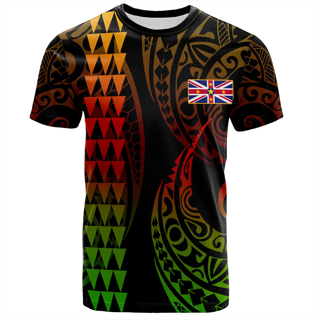 Niue T-Shirt Kakau Style
