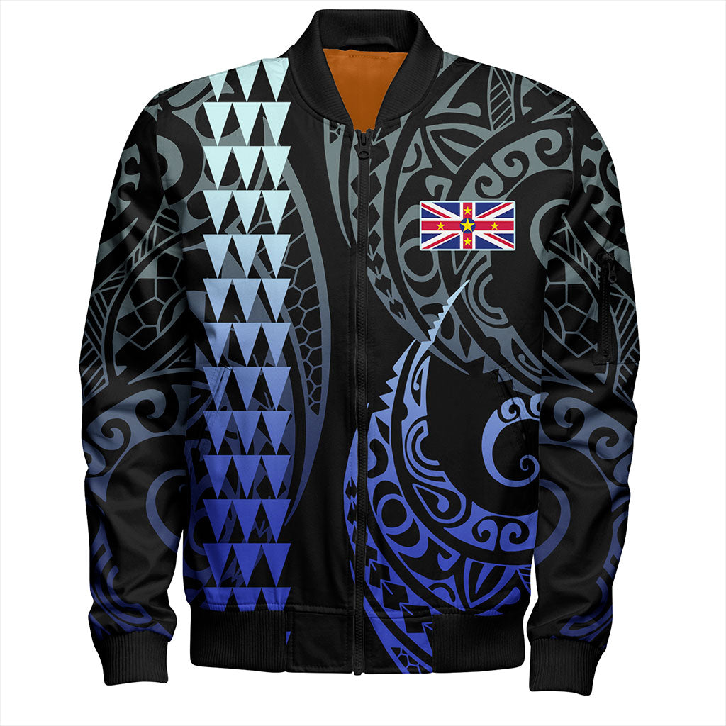 Niue Bomber Jacket Kakau Style