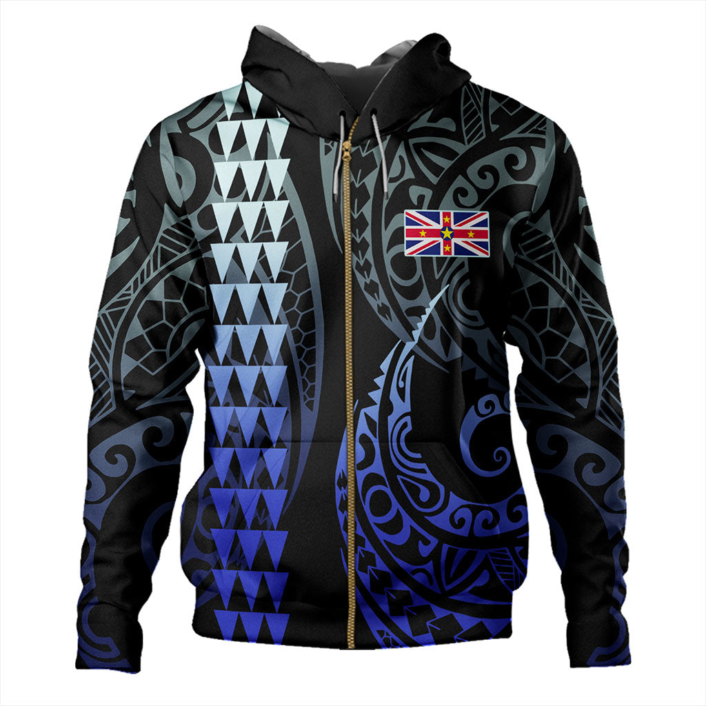 Niue Hoodie Kakau Style