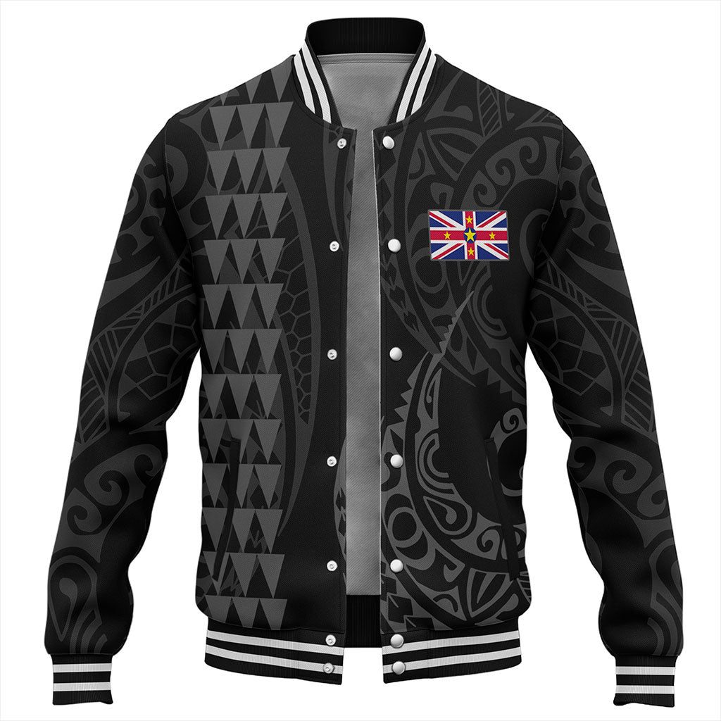 Niue Baseball Jacket Kakau Style