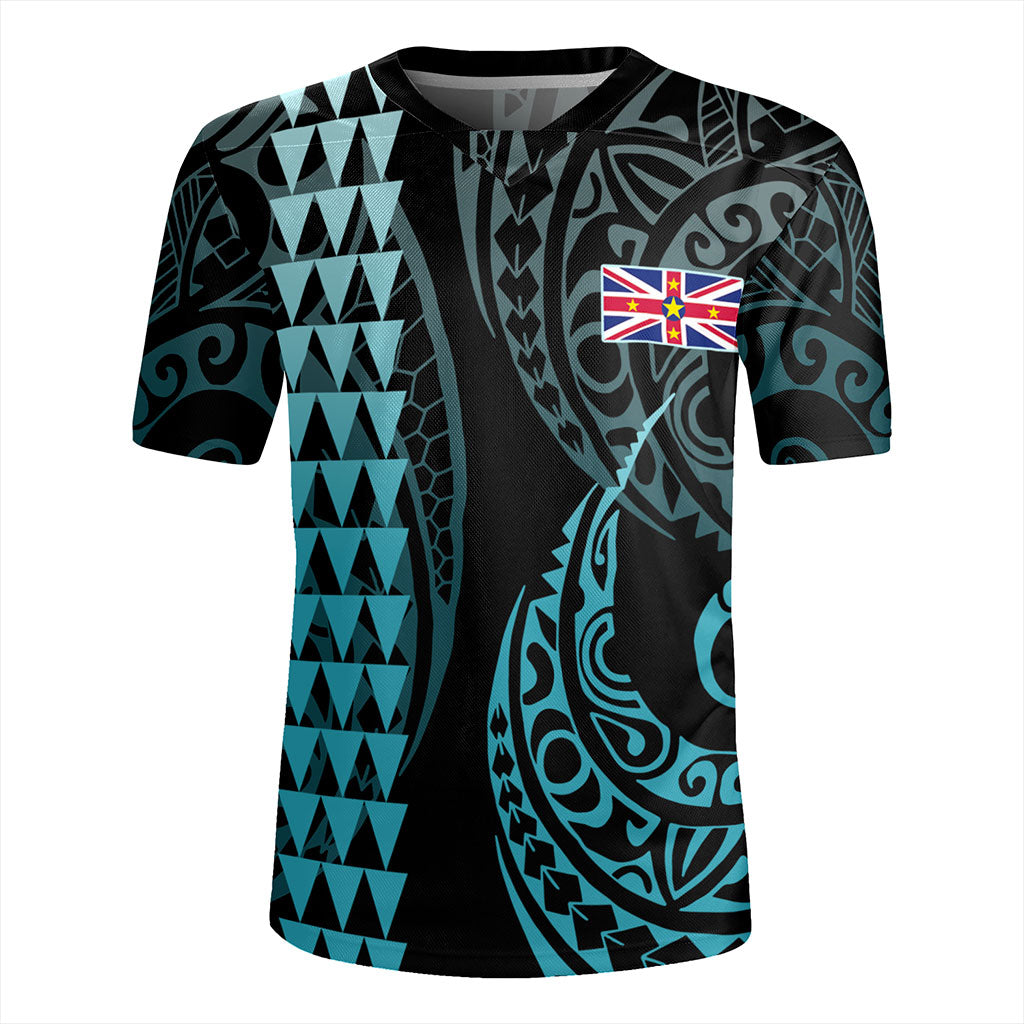 Niue Rugby Jersey Kakau Style Ver.1