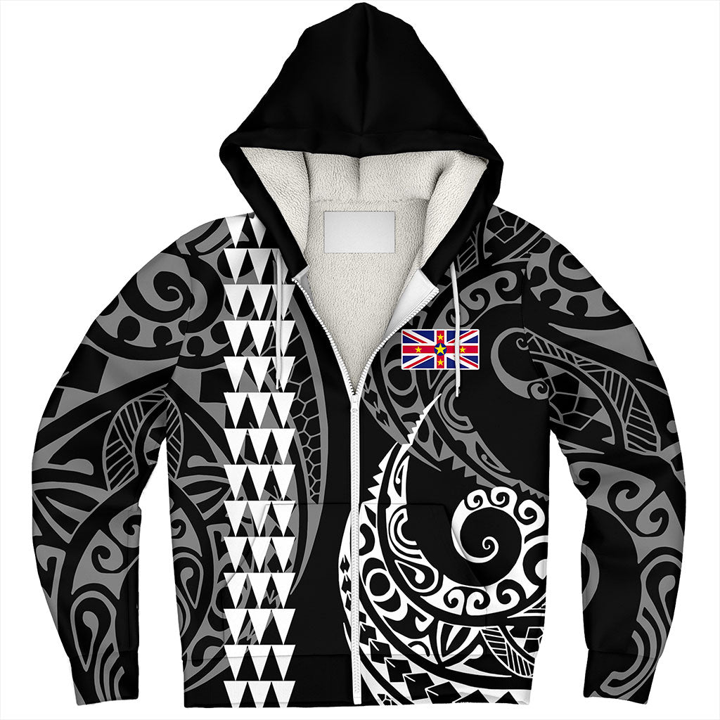 Niue Sherpa Hoodie Kakau Style Ver.1
