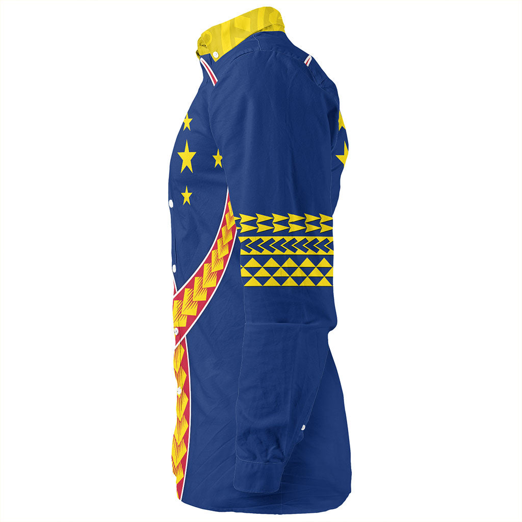 Niue Long Sleeve Shirt Tribal Polynesian In My Heart