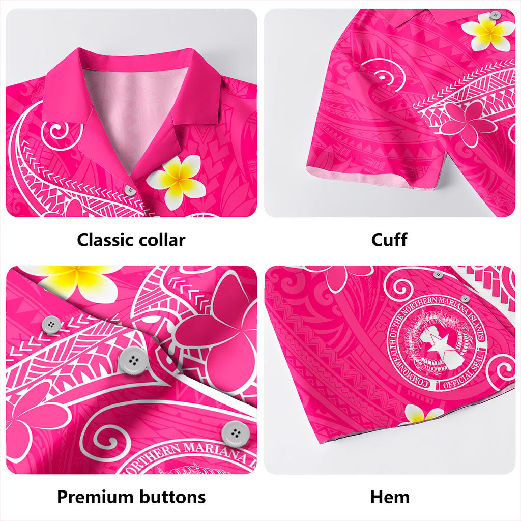 Northern Mariana Islands Hawaiian Shirt Polynesia Floral Tribal Ver.1