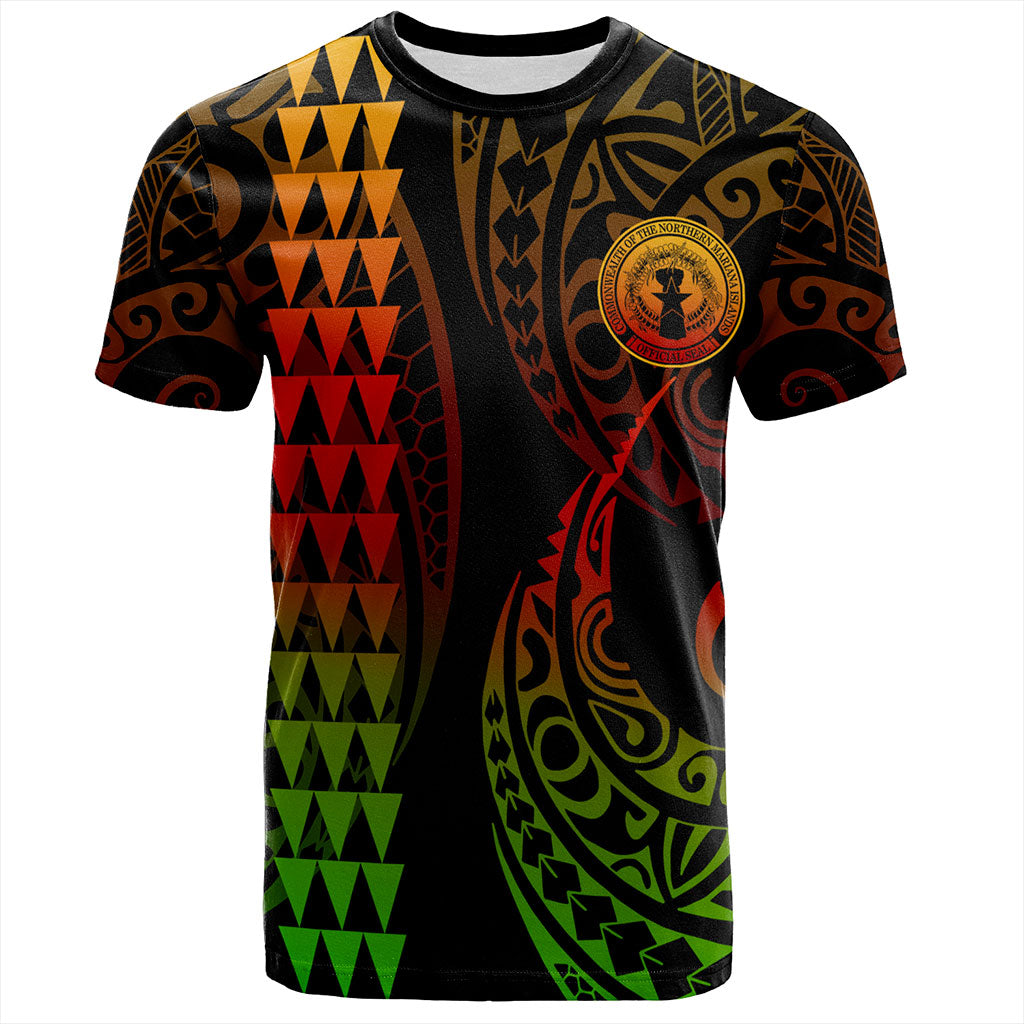 Northern Mariana Islands T-Shirt Kakau Style