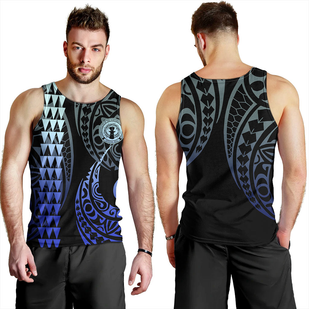 Northern Mariana Islands Tank Top Kakau Style