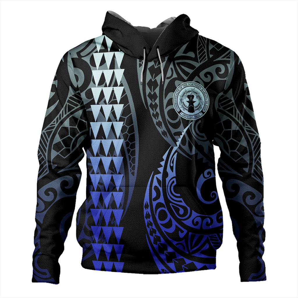 Northern Mariana Islands Hoodie Kakau Style