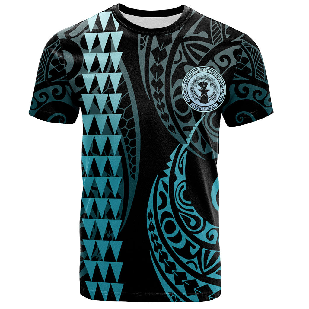 Northern Mariana Islands T-Shirt Kakau Style Ver.1