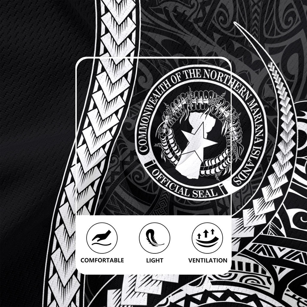 Northern Mariana Islands Rugby Jersey Tribal Micronesian Coat Of Arms