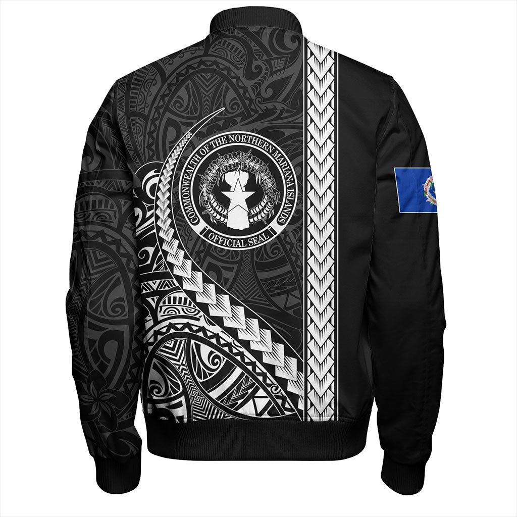 Northern Mariana Islands Bomber Jacket Tribal Micronesian Coat Of Arms