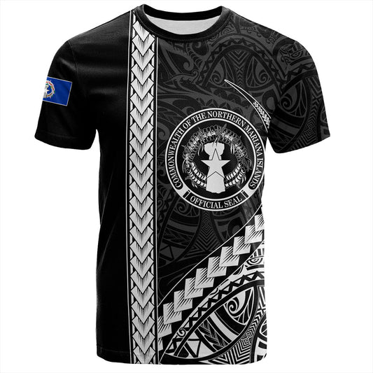 Northern Mariana Islands T-Shirt Tribal Micronesian Coat Of Arms