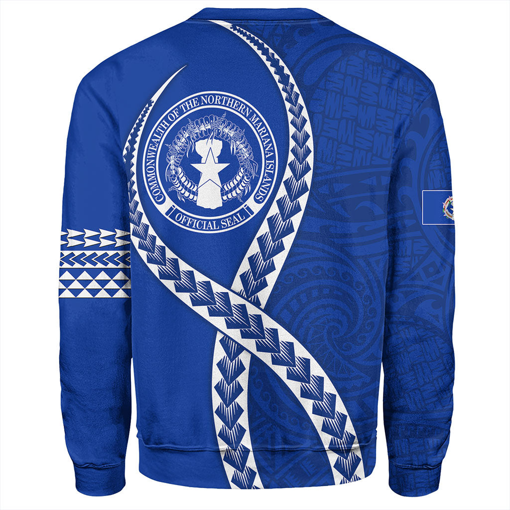 Northern Mariana Islands Sweatshirt Tribal Polynesian In My Heart