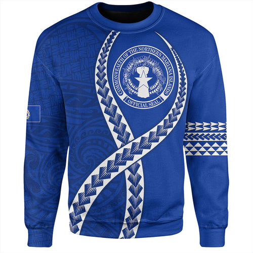 Northern Mariana Islands Sweatshirt Tribal Polynesian In My Heart