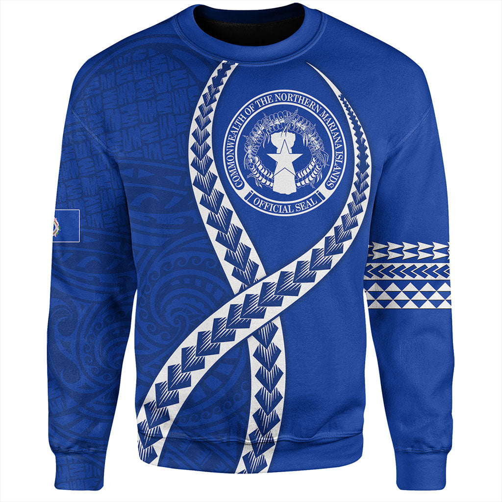 Northern Mariana Islands Sweatshirt Tribal Polynesian In My Heart