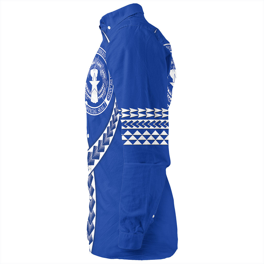 Northern Mariana Islands Long Sleeve Shirt Tribal Polynesian In My Heart