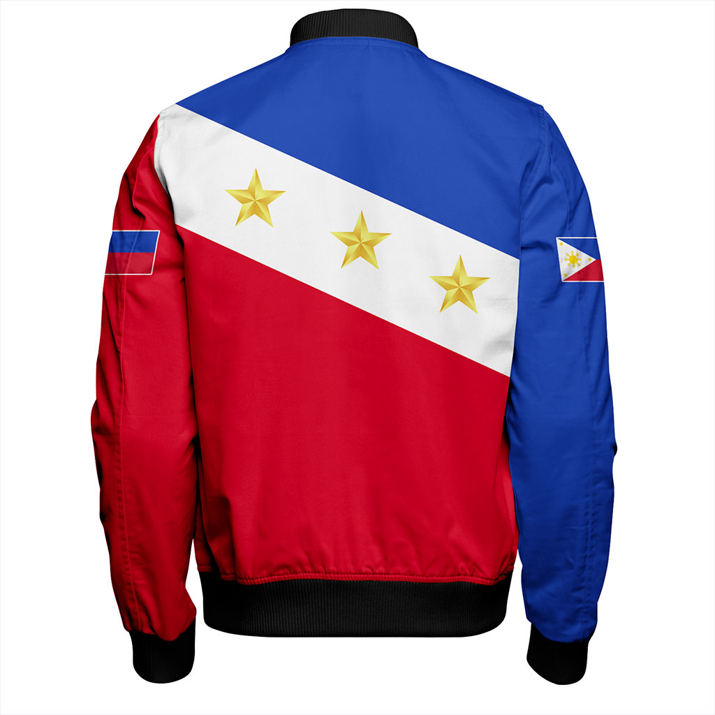 Philippines Filipinos Bomber Jacket Flag Sun Style