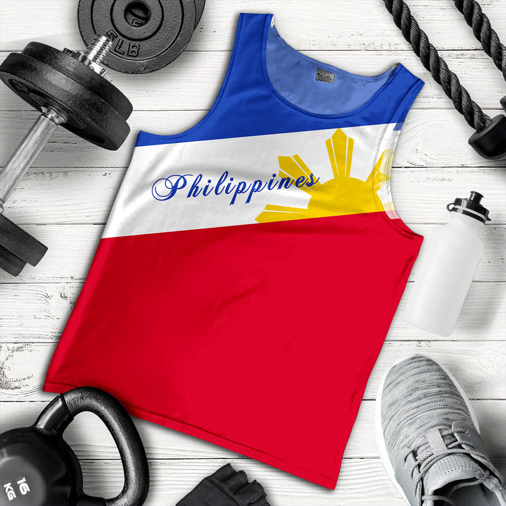 Philippines Filipinos Tank Top Flag Sun Style