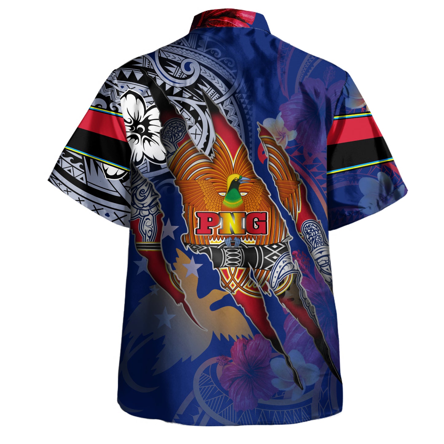Vanuatu Custom Personalised Hawaiian Shirt Polynesian Tropical Summer