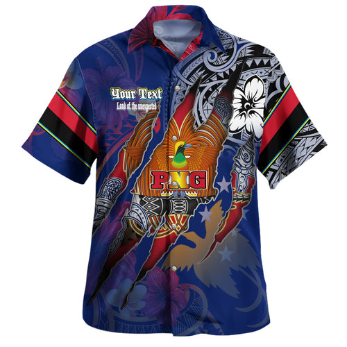 Vanuatu Custom Personalised Hawaiian Shirt Polynesian Tropical Summer