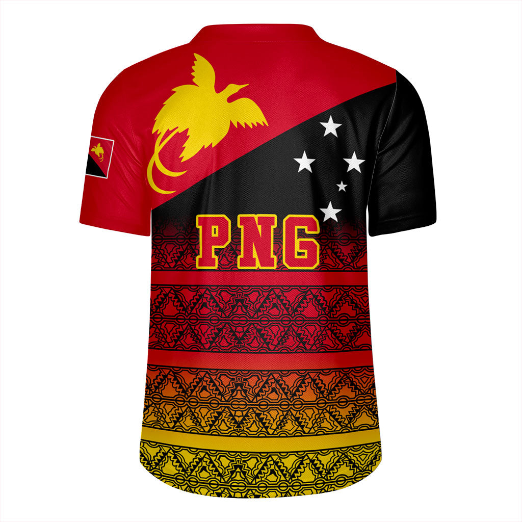 Papua New Guinea Rugby Jersey Flag Pattern Tapa Clothes