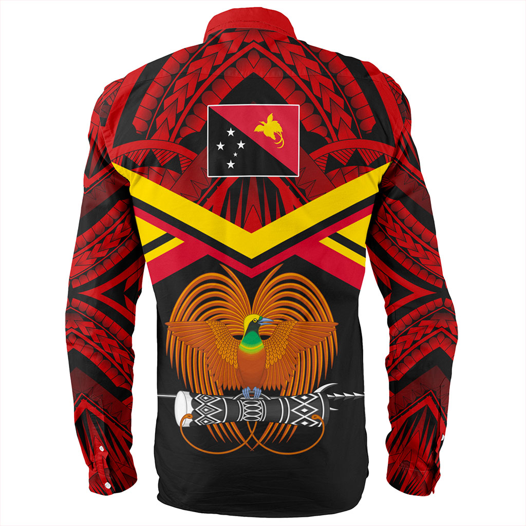 Papua New Guinea Long Sleeve Shirt Tribal Melanesia Special Style