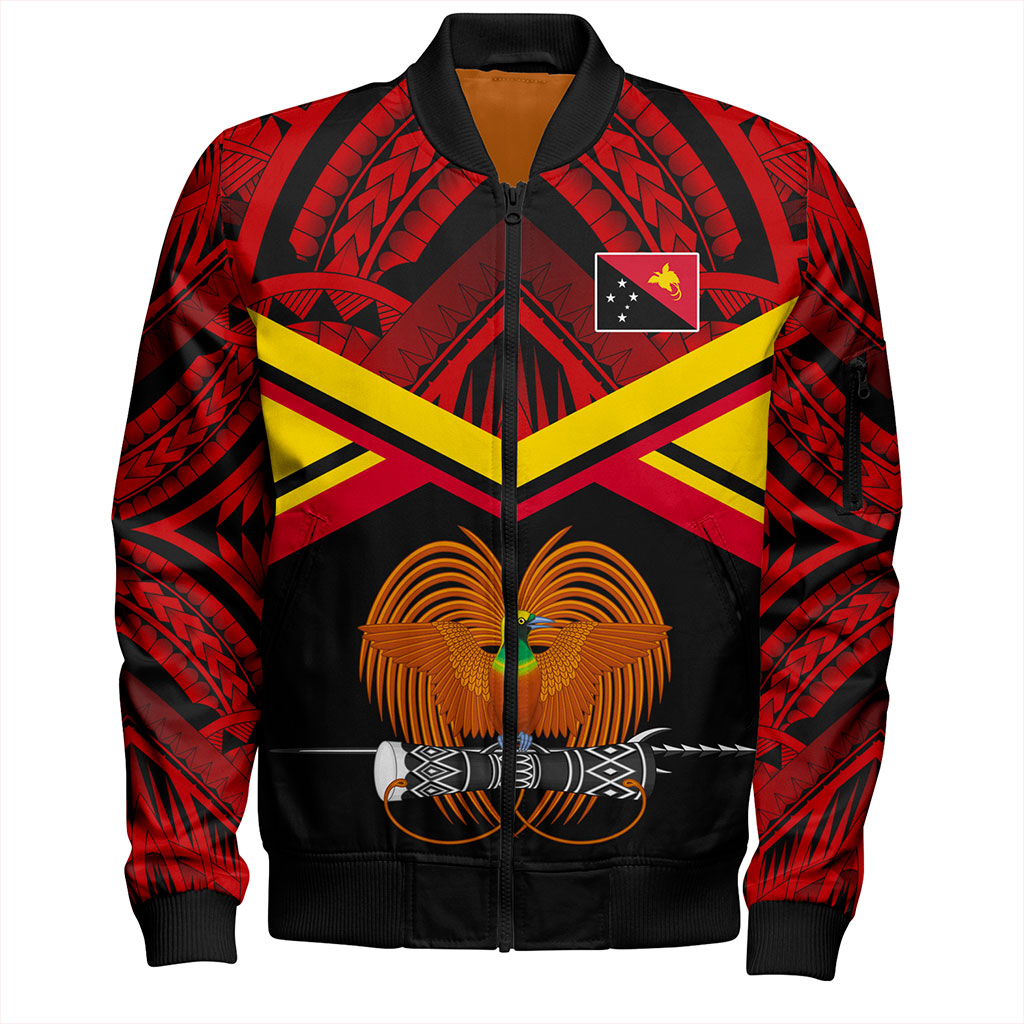 Papua New Guinea Bomber Jacket Tribal Melanesia Special Style