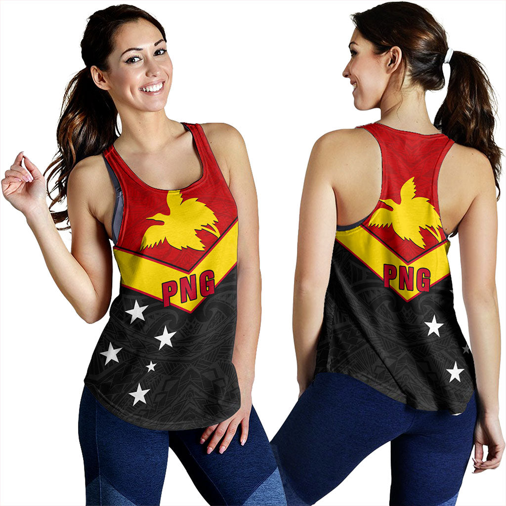 Papua New Guinea Women Tank PNG Tribal Melanesia Sport Style