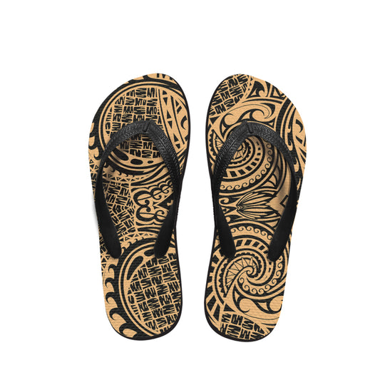 Polynesian Tribal Patterns Flip Flop 13