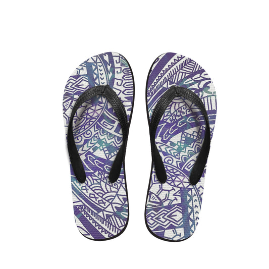 Polynesian Tribal Patterns Flip Flop 16