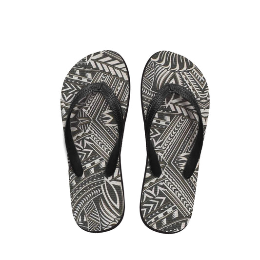 Polynesian Tribal Patterns Flip Flop 30