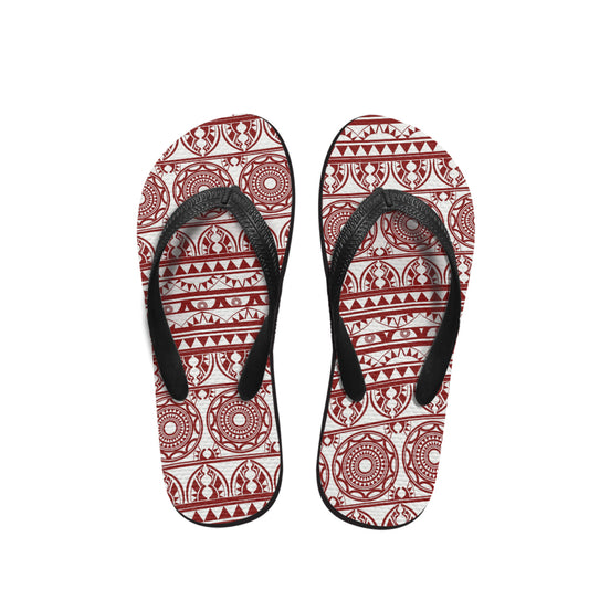 Polynesian Tribal Patterns Flip Flop 33