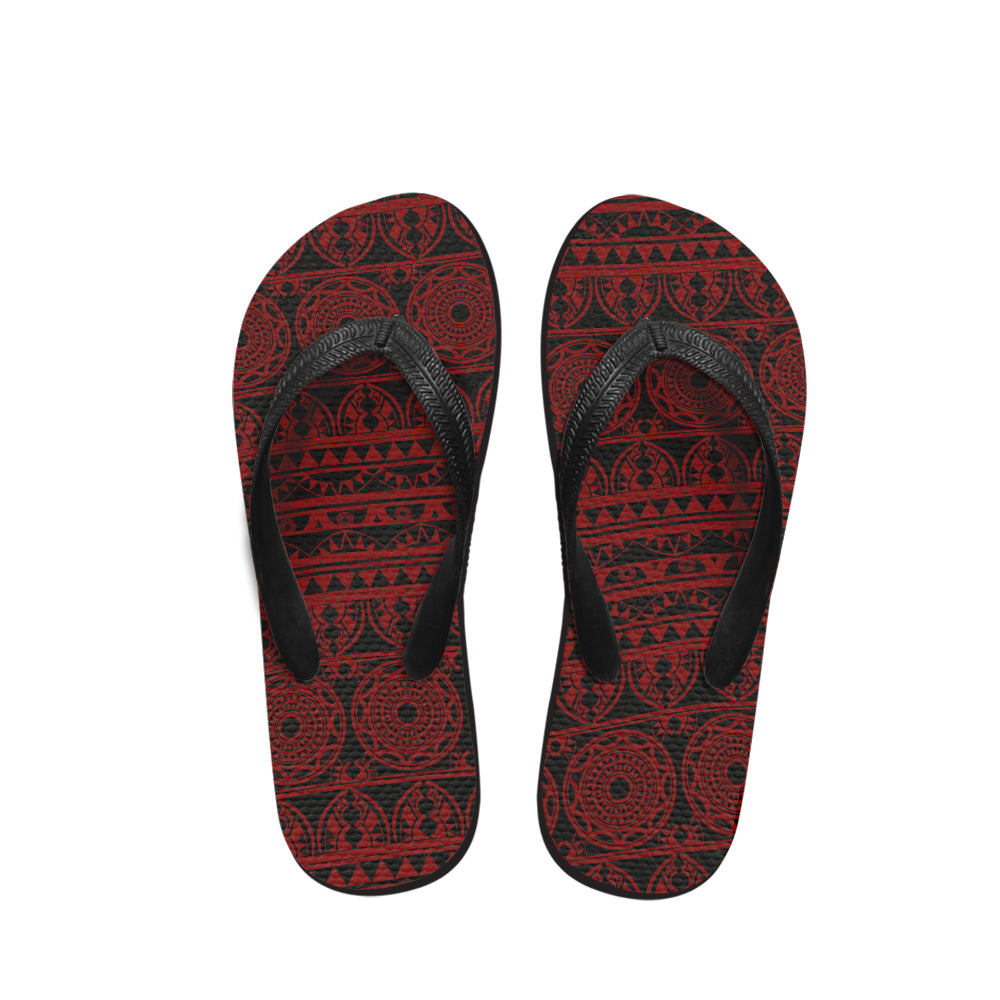 Polynesian Tribal Patterns Flip Flop 34
