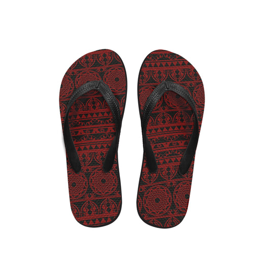 Polynesian Tribal Patterns Flip Flop 34