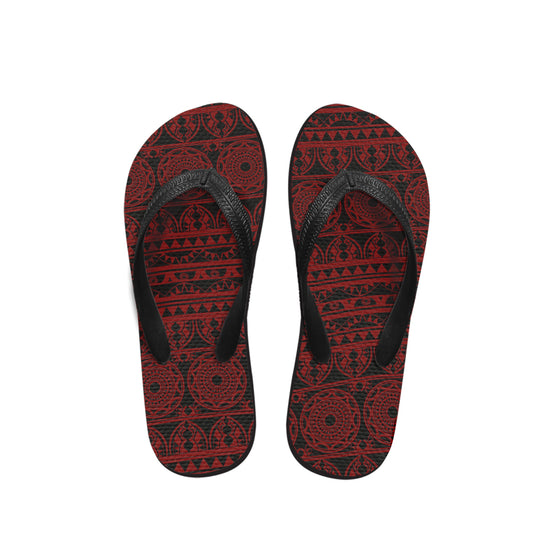 Polynesian Tribal Patterns Flip Flop 34