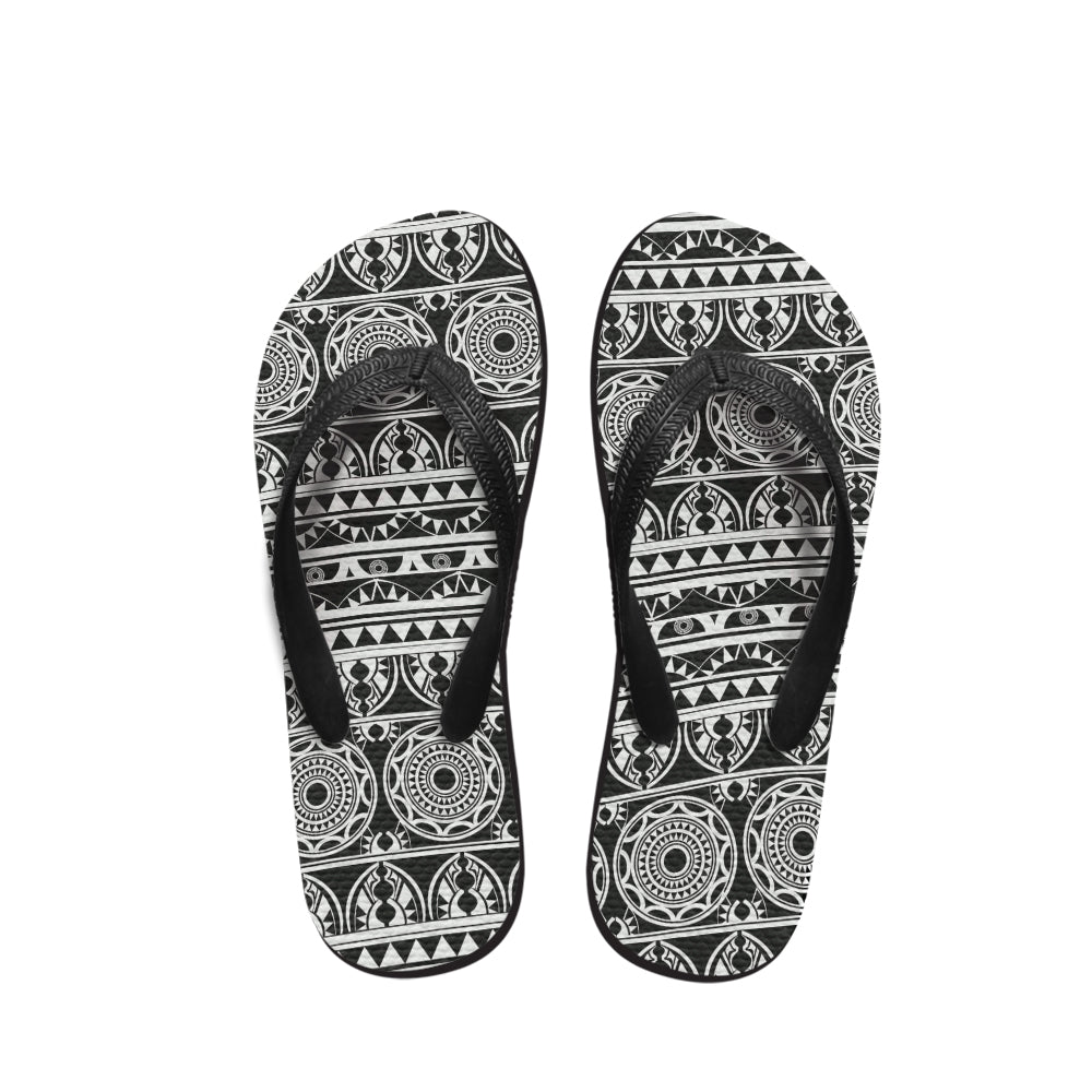 Polynesian Tribal Patterns Flip Flop 35