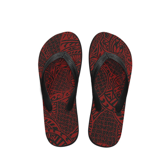 Polynesian Tribal Patterns Flip Flop 38