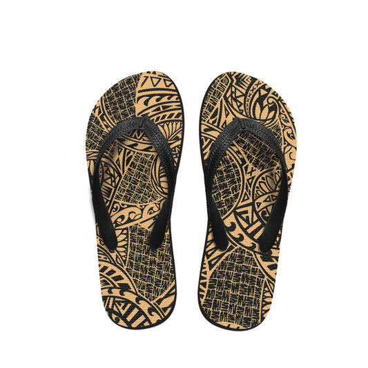 Polynesian Tribal Patterns Flip Flop 39