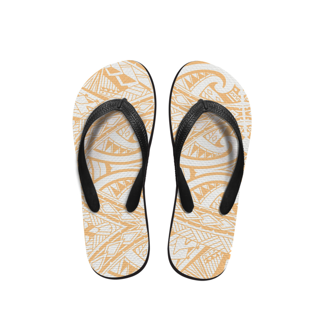 Polynesian Tribal Patterns Flip Flop 44