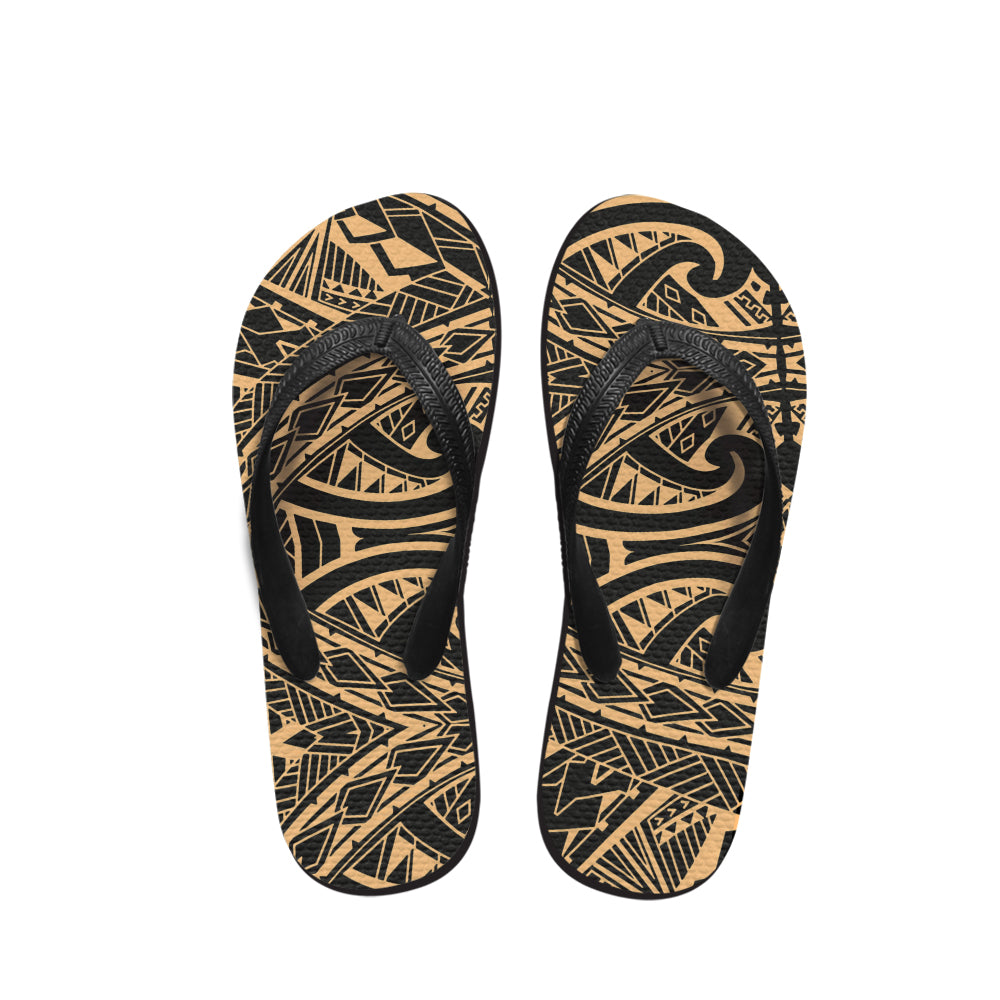 Polynesian Tribal Patterns Flip Flop 45