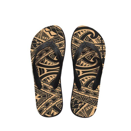 Polynesian Tribal Patterns Flip Flop 45
