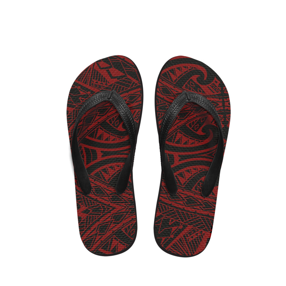 Polynesian Tribal Patterns Flip Flop 46