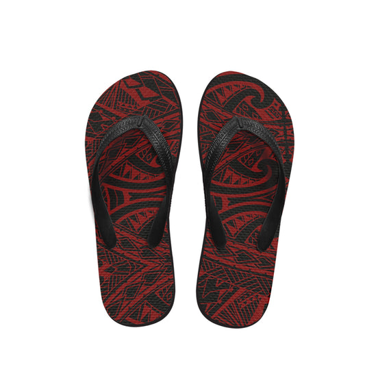 Polynesian Tribal Patterns Flip Flop 46